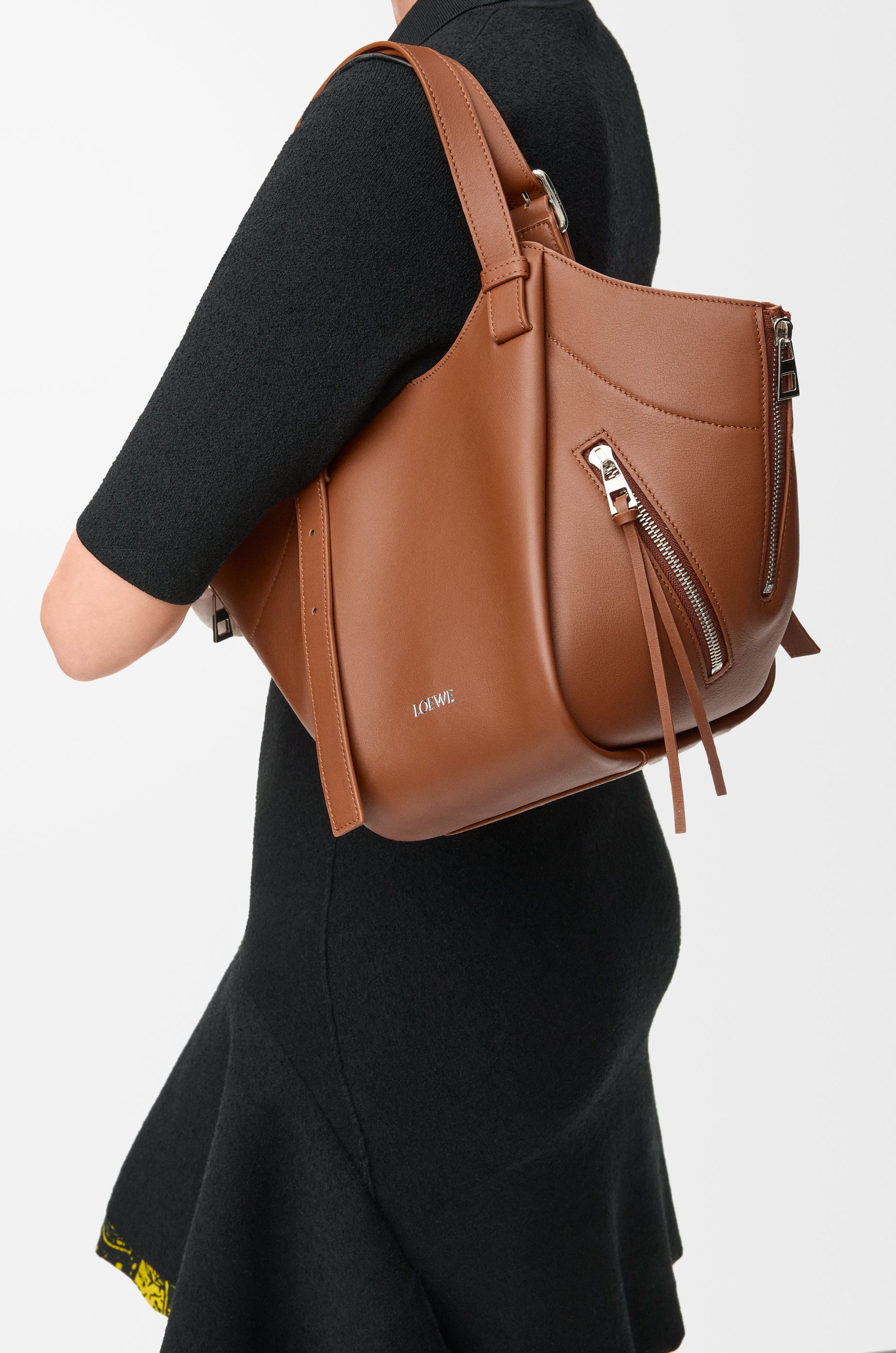 Loewe Hammock Flip bag in classic calfskin