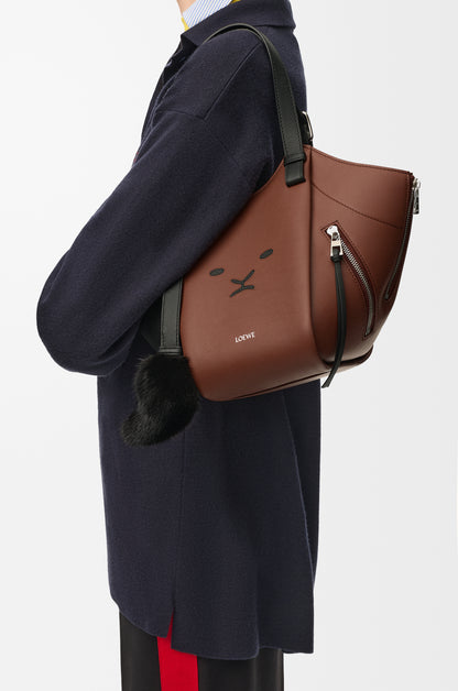 Loewe Lion Intarsio Hammock Flip bag in calfskin