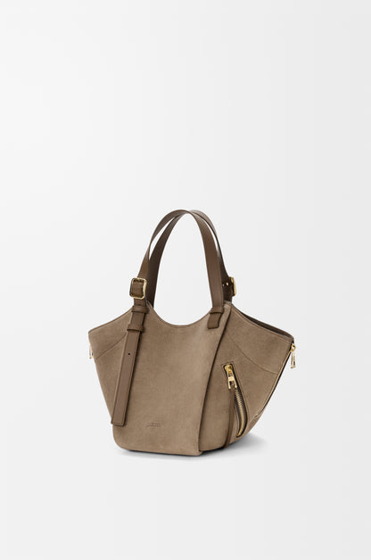 Loewe Hammock Flip bag in suede