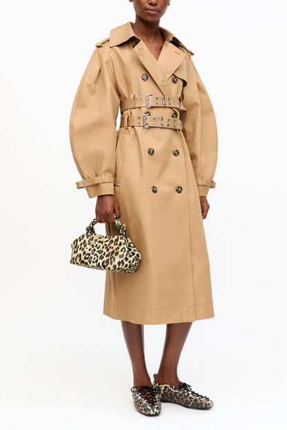 Ganni Leopard Mini Bou Bag