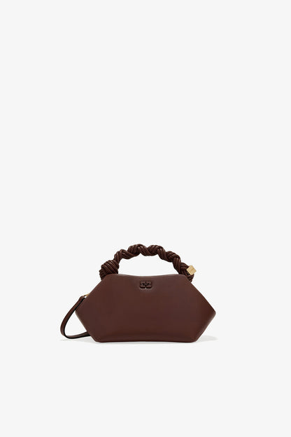Ganni Chocolate Fondant Brown Small Bou Bag