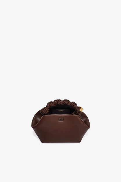 Ganni Chocolate Fondant Brown Small Bou Bag
