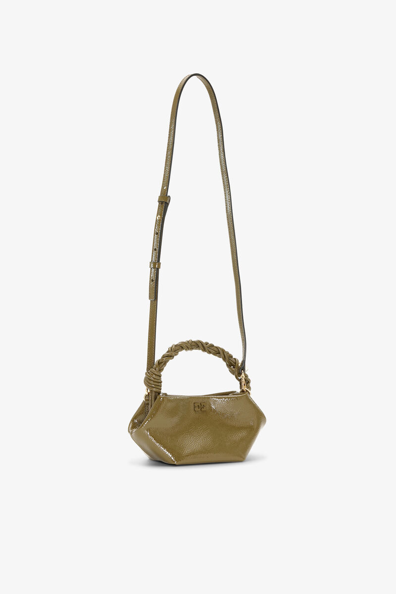 Ganni Military Olive Green Mini Bou Bag