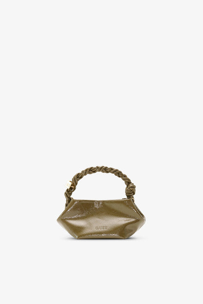 Ganni Military Olive Green Mini Bou Bag