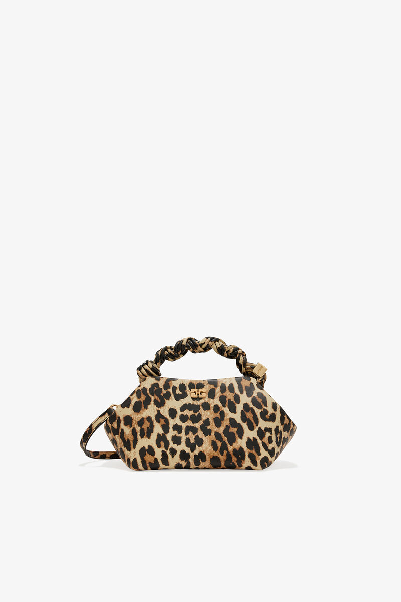 Ganni Leopard Small Bou Bag