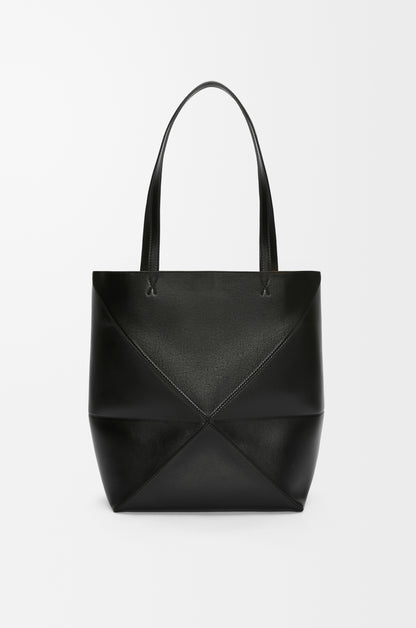 Loewe Medium Puzzle Fold tote in shiny calfskin