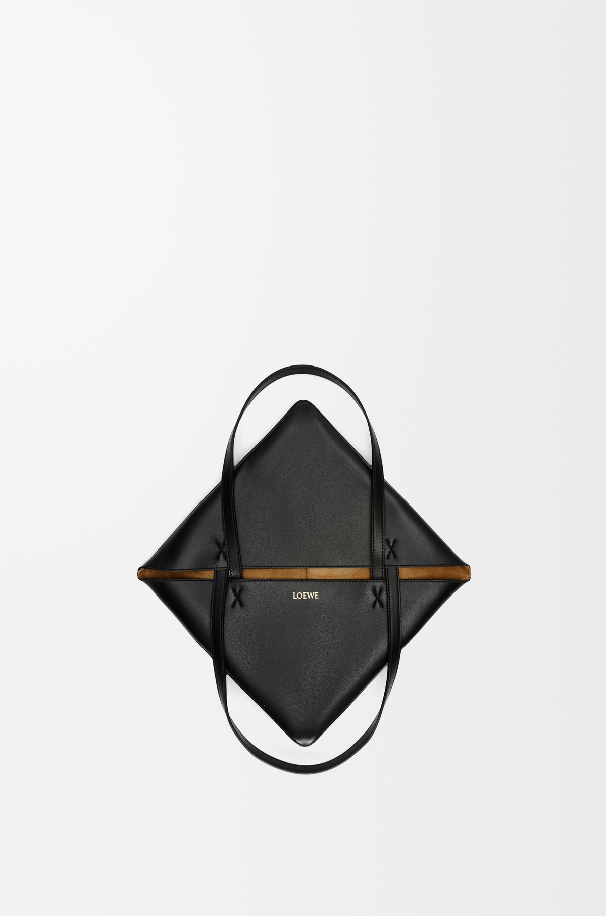 Loewe Medium Puzzle Fold tote in shiny calfskin