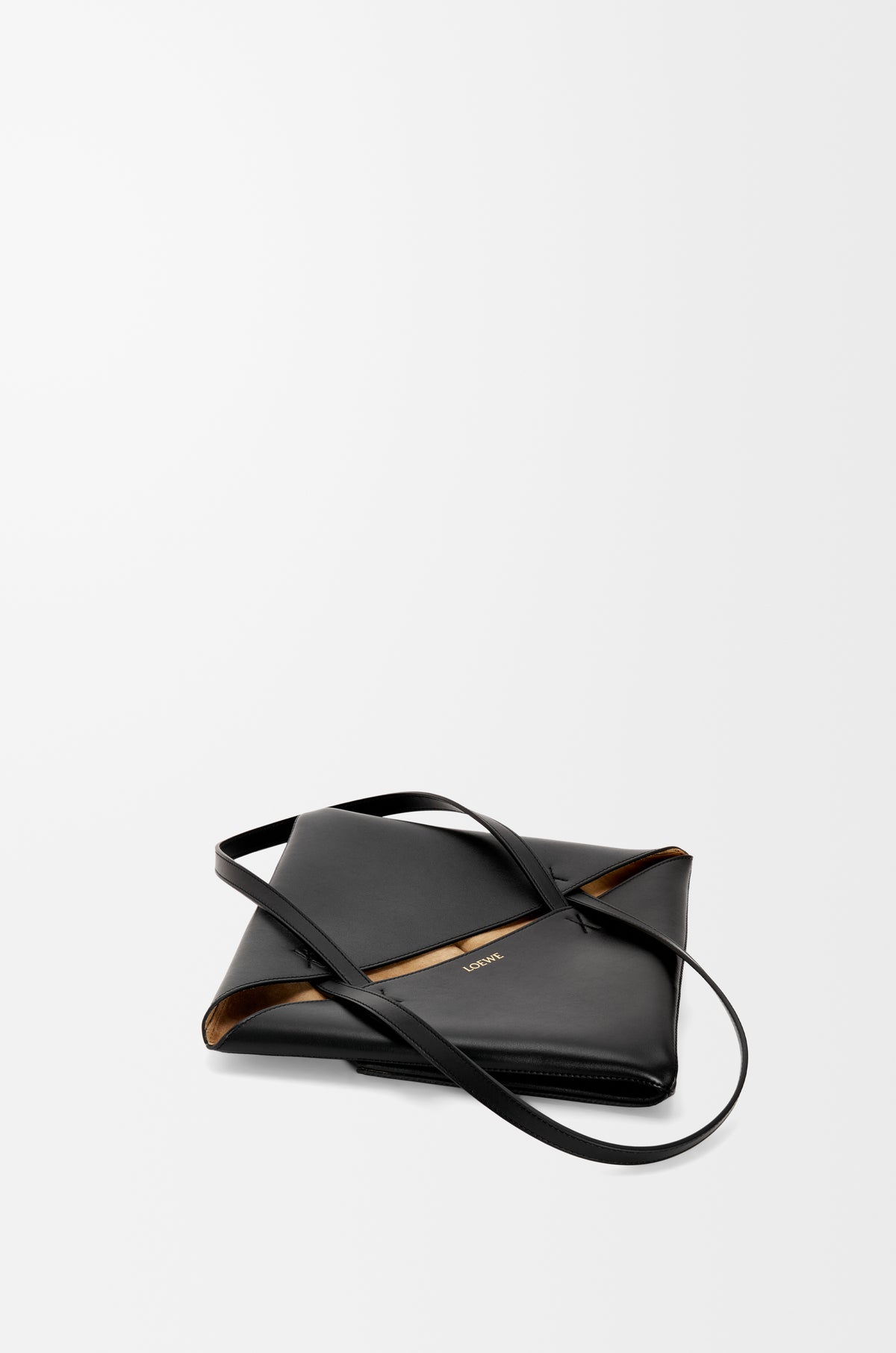 Loewe Medium Puzzle Fold tote in shiny calfskin