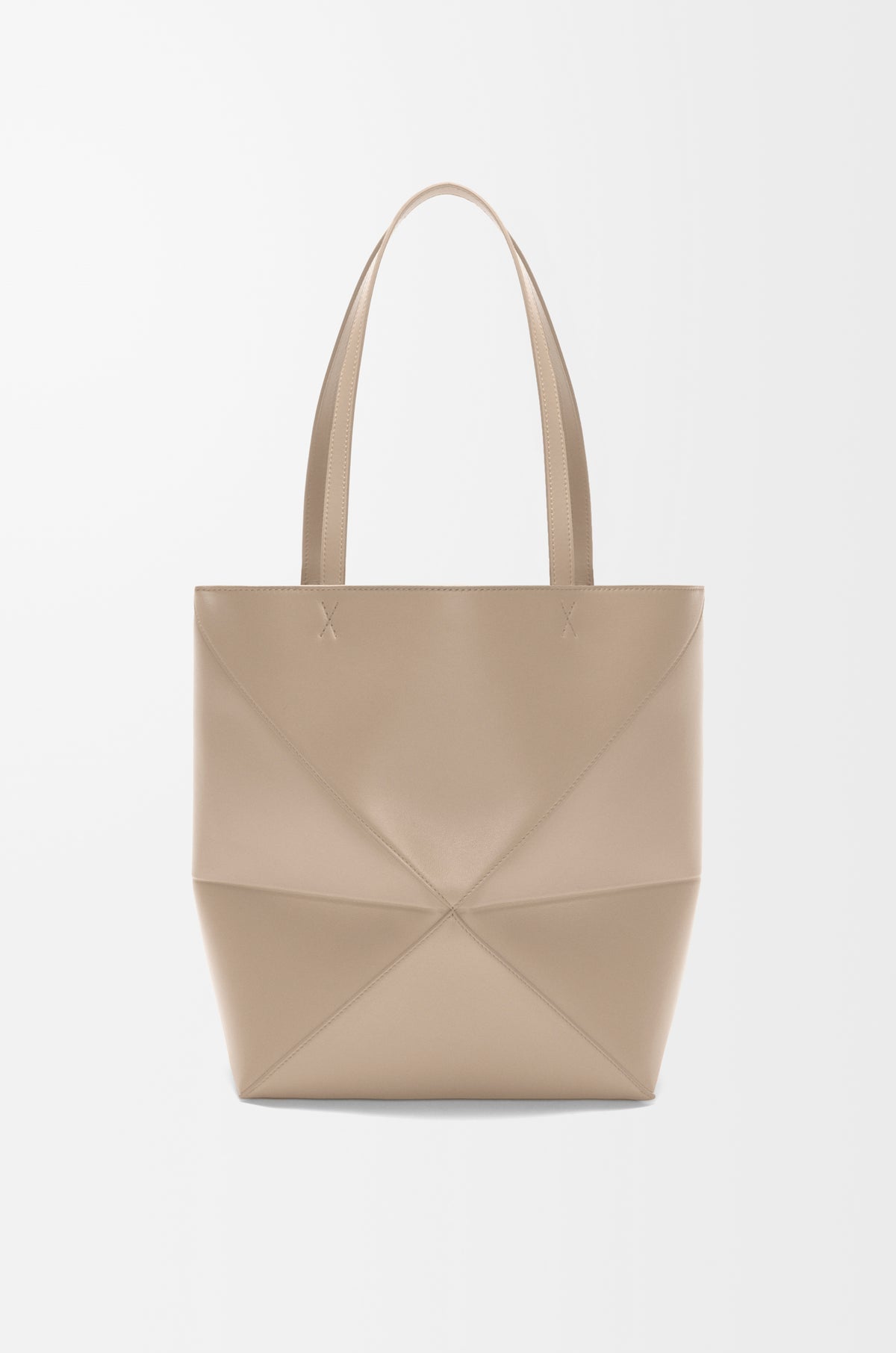 Loewe Medium Puzzle Fold tote in shiny calfskin