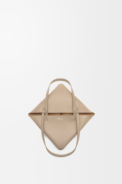 Loewe Medium Puzzle Fold tote in shiny calfskin