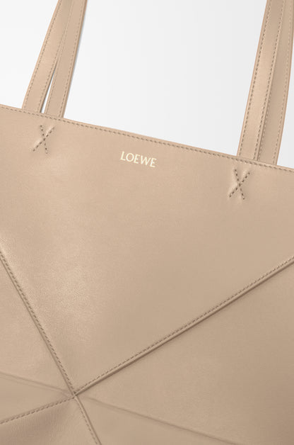 Loewe Medium Puzzle Fold tote in shiny calfskin