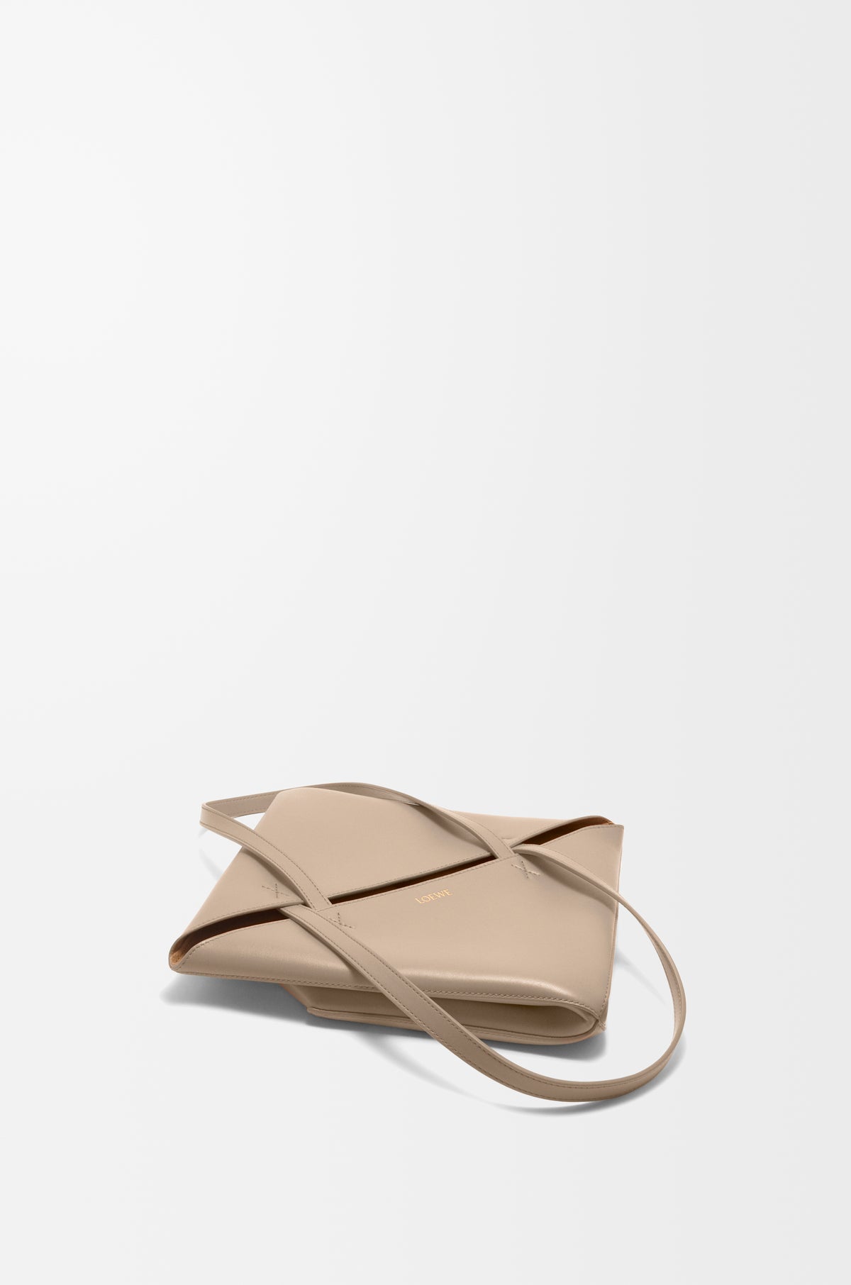Loewe Medium Puzzle Fold tote in shiny calfskin