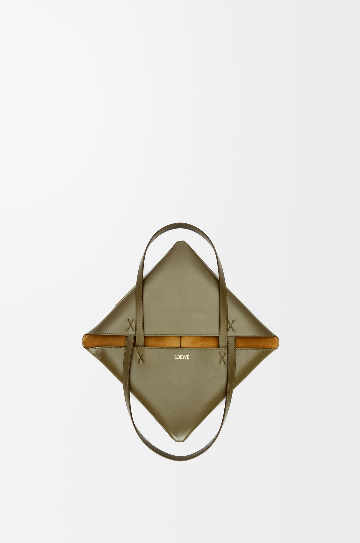 Loewe Medium Puzzle Fold tote in shiny calfskin