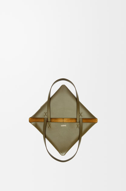Loewe Medium Puzzle Fold tote in shiny calfskin