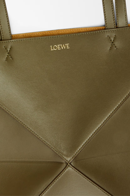 Loewe Medium Puzzle Fold tote in shiny calfskin