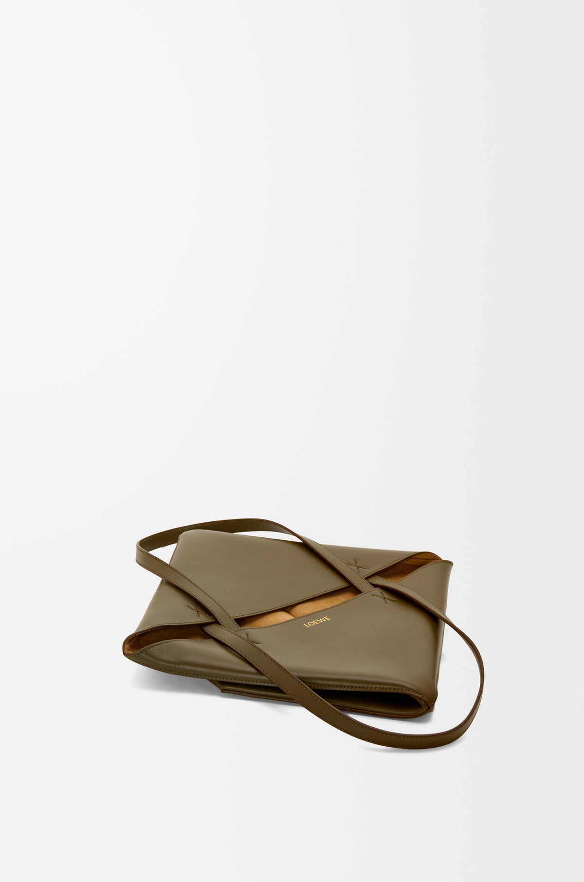 Loewe Medium Puzzle Fold tote in shiny calfskin