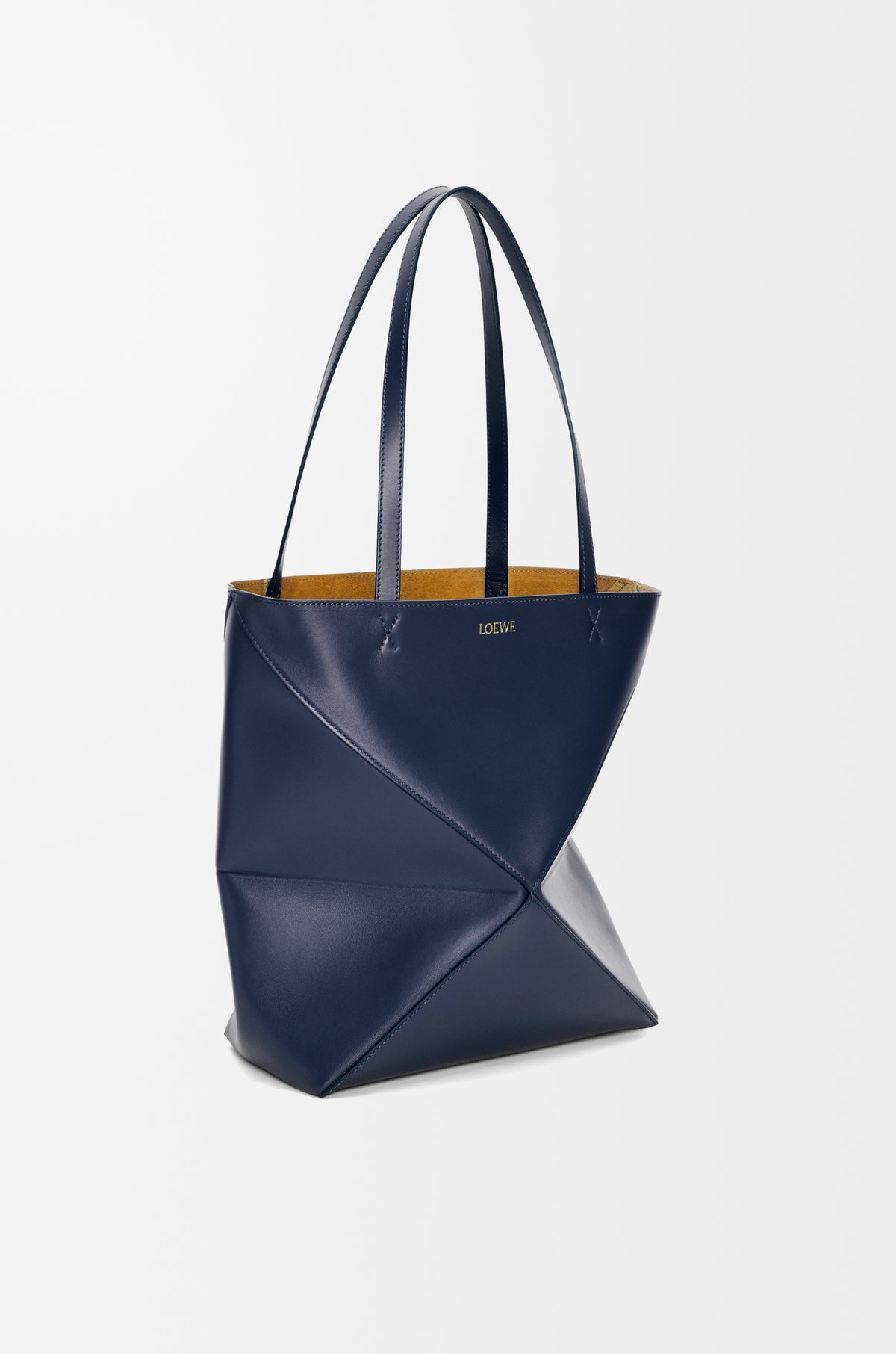 Loewe Medium Puzzle Fold tote in shiny calfskin