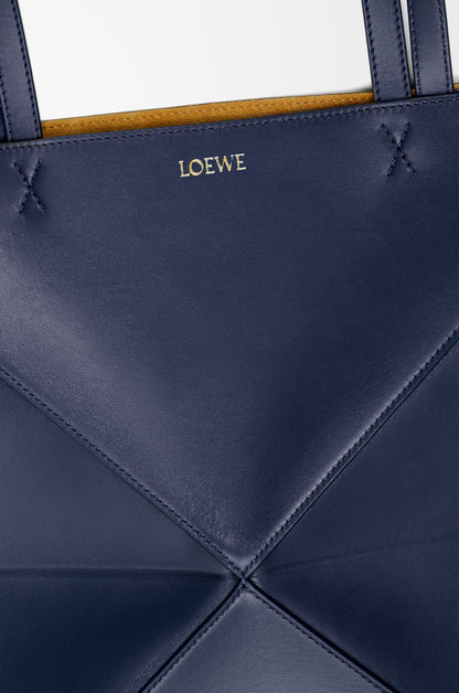 Loewe Medium Puzzle Fold tote in shiny calfskin