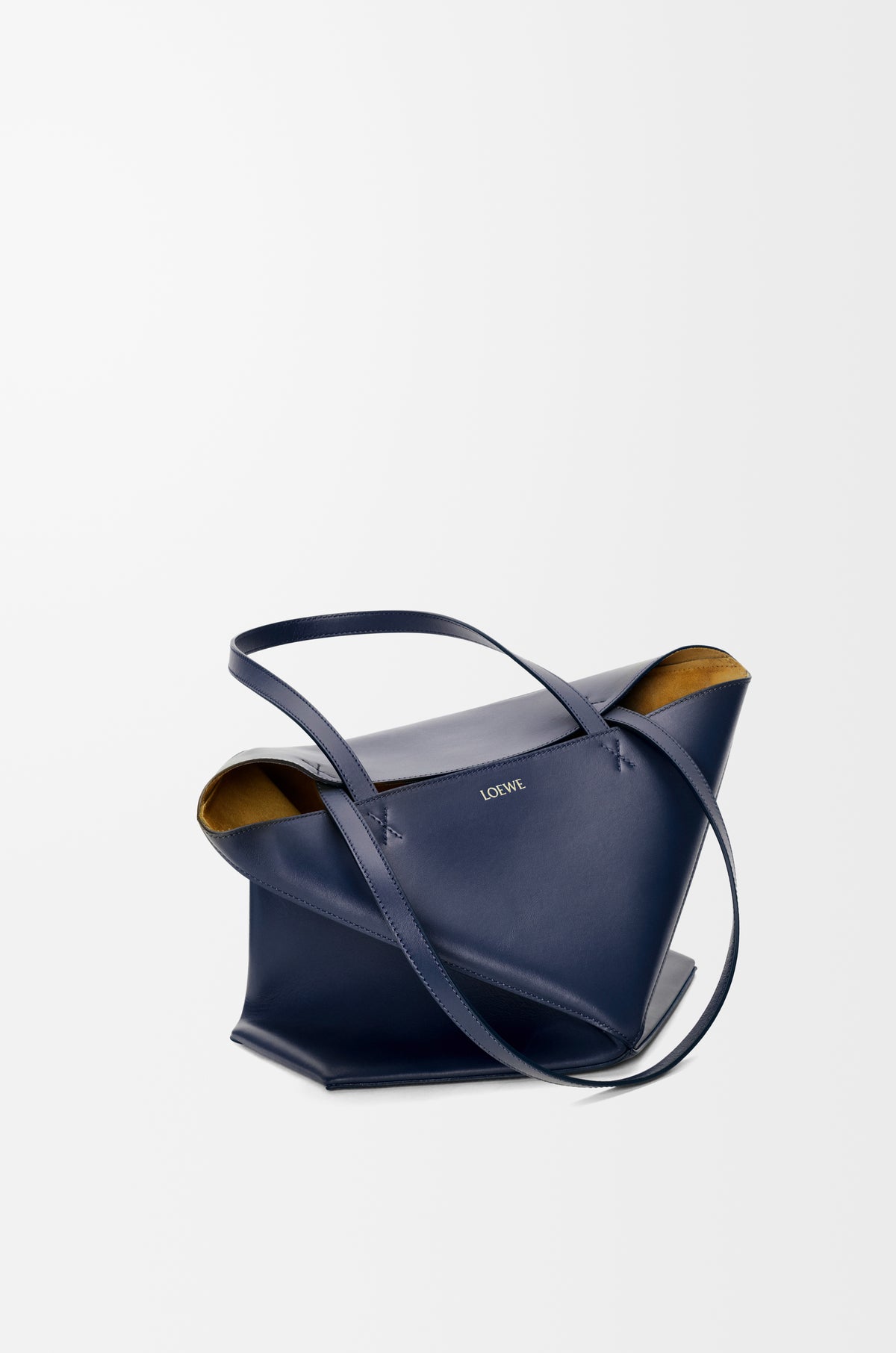 Loewe Medium Puzzle Fold tote in shiny calfskin
