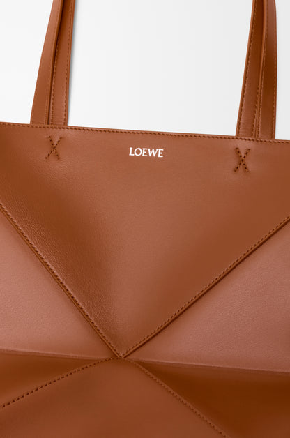 Loewe Medium Puzzle Fold tote in shiny calfskin