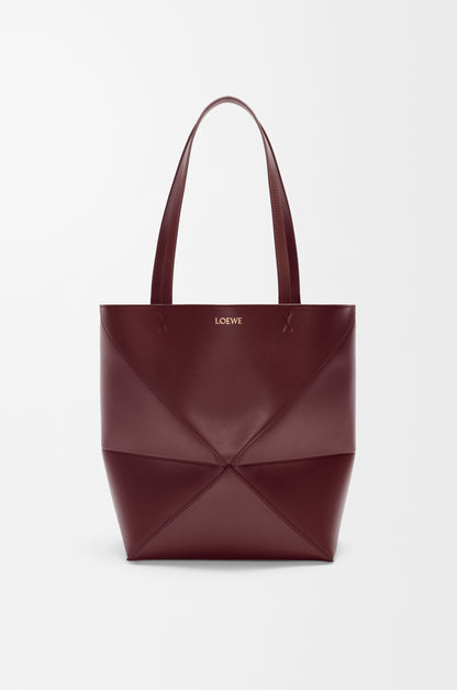 Loewe Medium Puzzle Fold tote in shiny calfskin