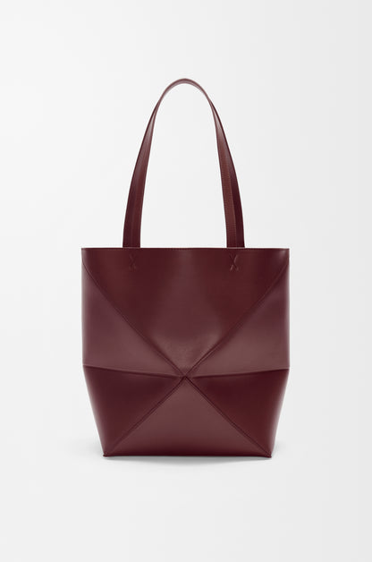 Loewe Medium Puzzle Fold tote in shiny calfskin