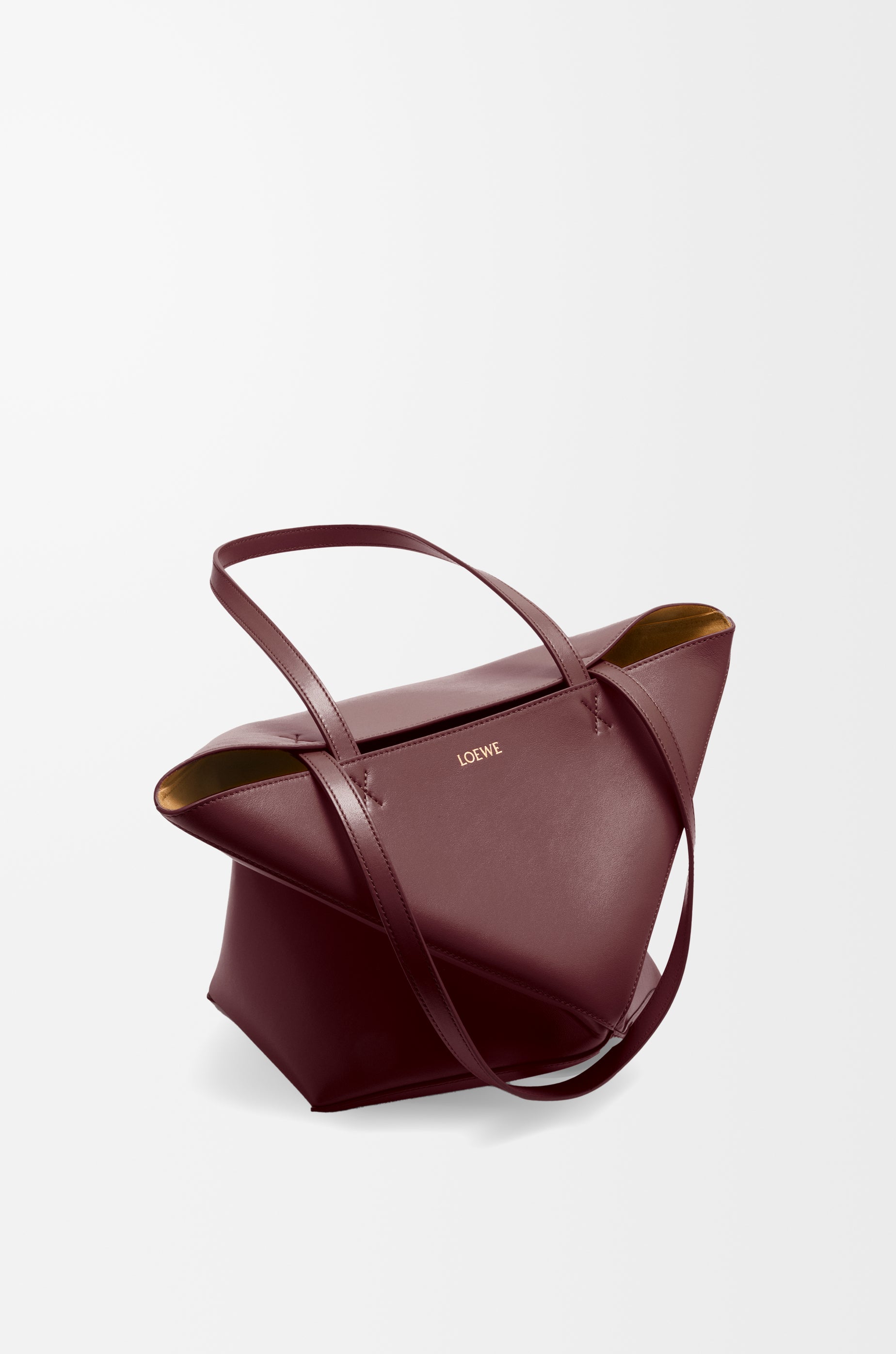 Loewe Medium Puzzle Fold tote in shiny calfskin