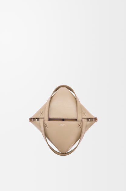 Loewe Mini Puzzle Fold tote in shiny calfskin