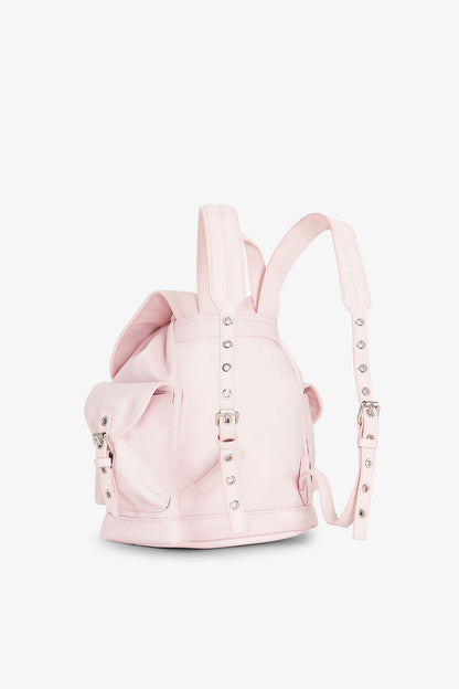 Ganni Chalk Pink Small Bucky Backpack