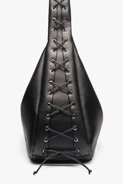Ganni Black Xxl Hobo Bag