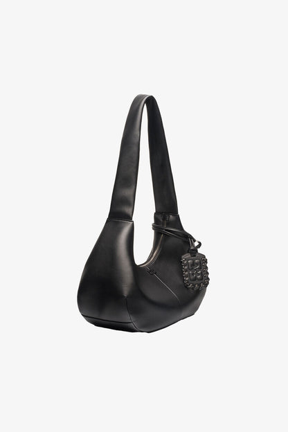 Ganni Black Medium Hobo Bag