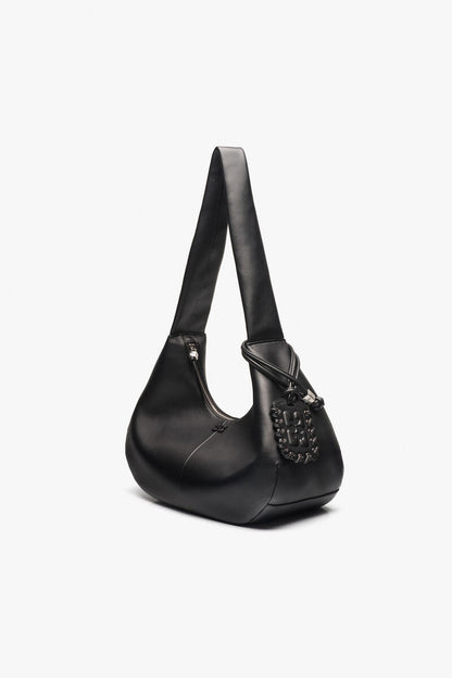 Ganni Black Medium Hobo Bag