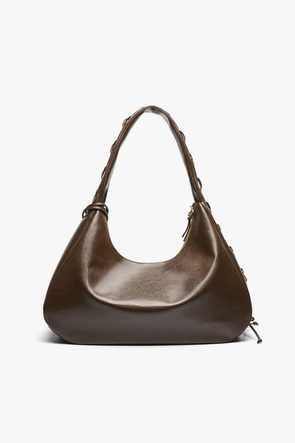 Ganni Dark Olive Dark-Olive Oleatex Xxl Hobo Bag