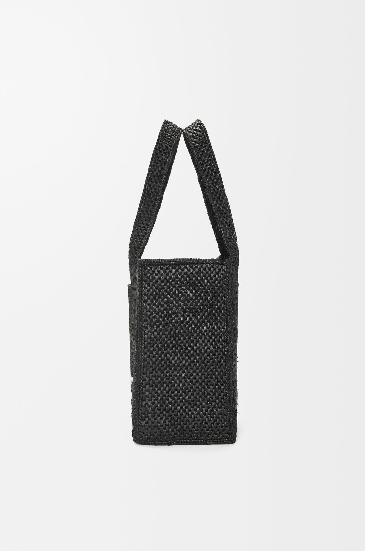 Loewe Medium LOEWE Font tote in raffia