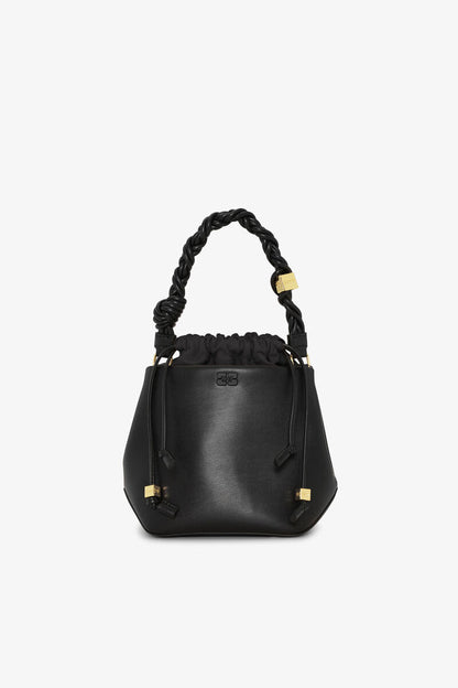 Ganni Black Bou Bucket Bag
