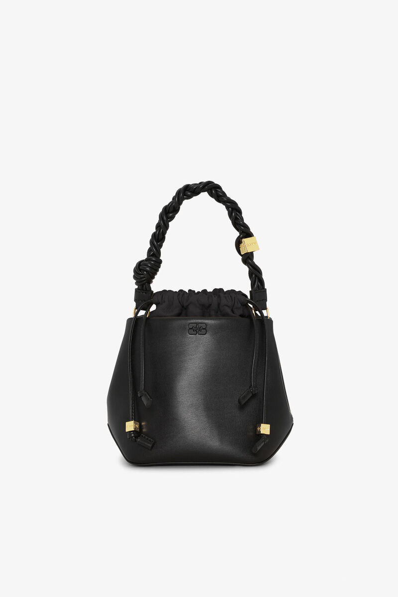 Ganni Black Bou Bucket Bag