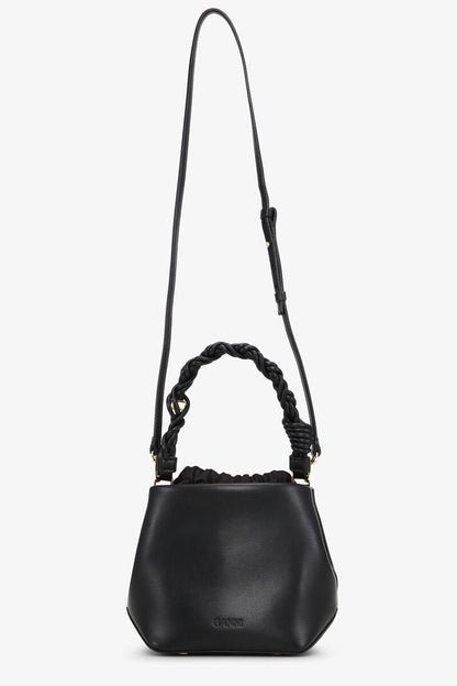 Ganni Black Bou Bucket Bag