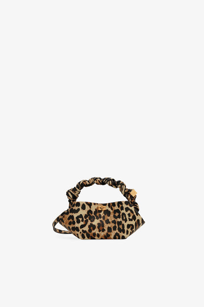 Ganni Leopard Mini Bou Bag