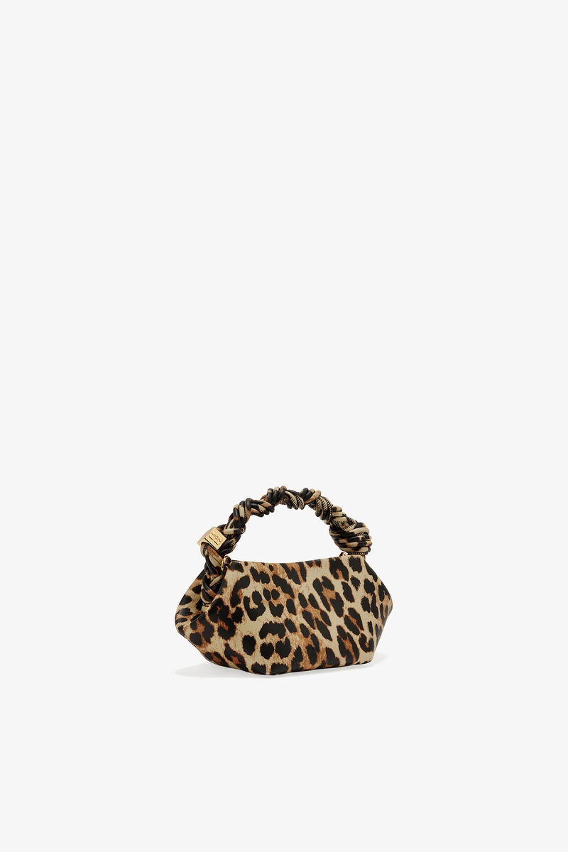 Ganni Leopard Mini Bou Bag