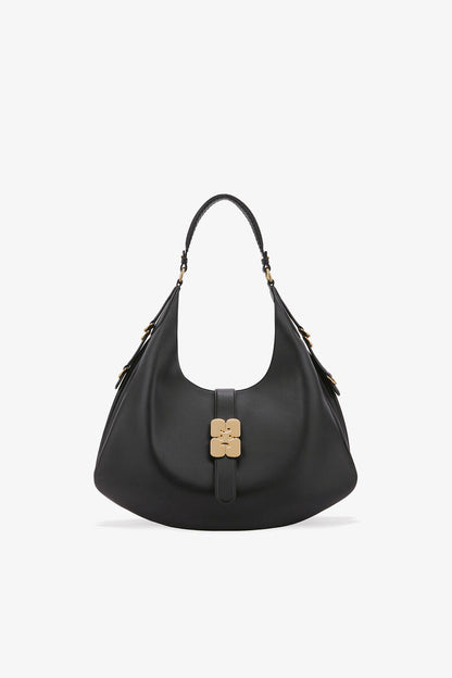 Ganni Black Large Kat Bag
