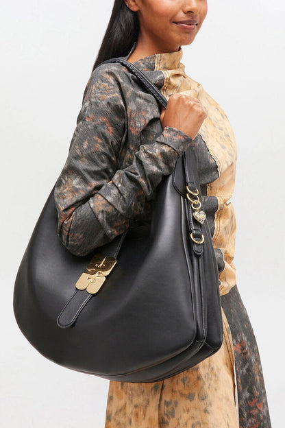 Ganni Black Large Kat Bag