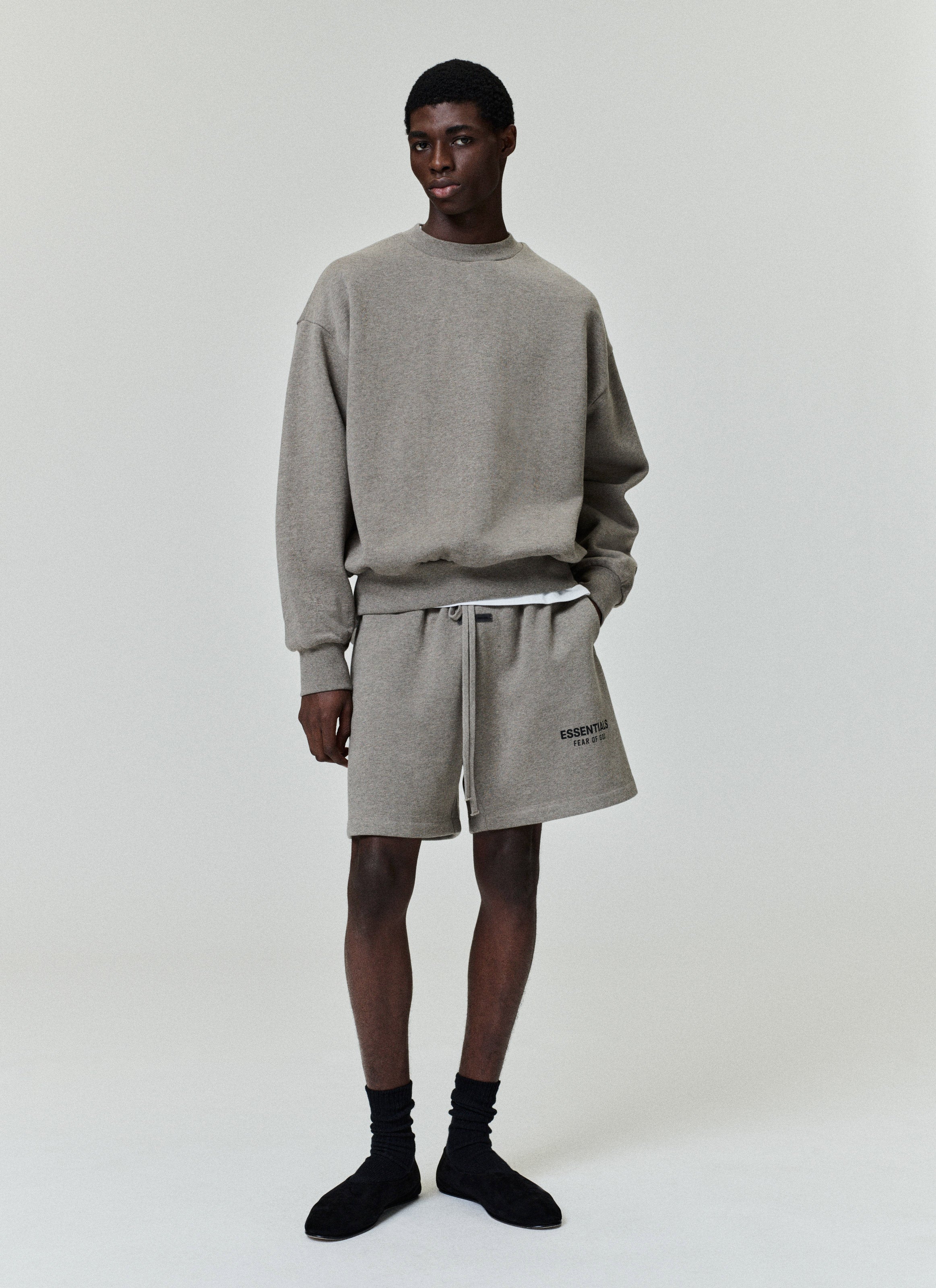 Essentials Classic Sweatshort Homestead Heather