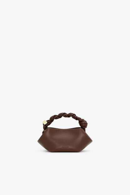 Ganni Chocolate Fondant Brown Mini Bou Bag
