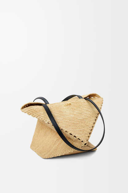 Loewe Medium Puzzle Fold tote in raffia