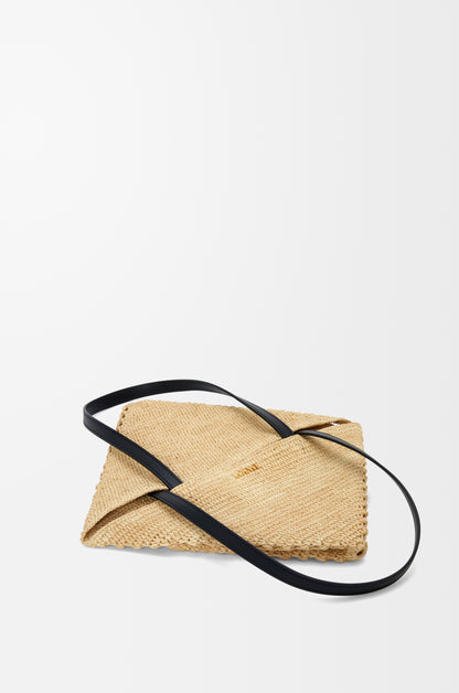 Loewe Medium Puzzle Fold tote in raffia