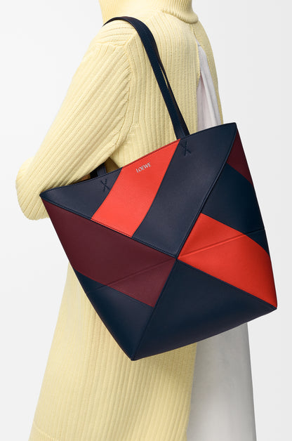 Loewe Medium Puzzle Fold tote in classic calfskin