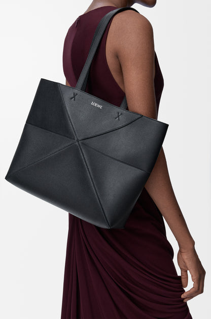 Loewe Medium horizontal Puzzle Fold tote in soft grained calfskin