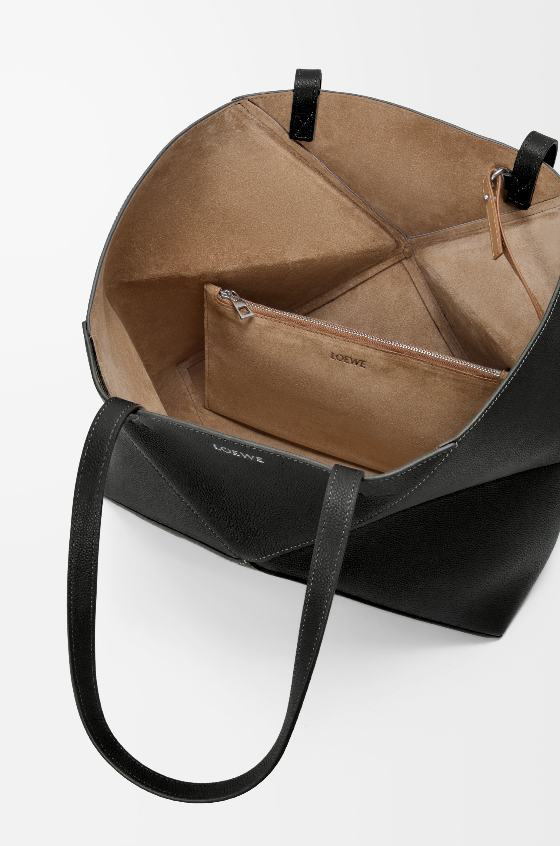 Loewe Medium horizontal Puzzle Fold tote in soft grained calfskin