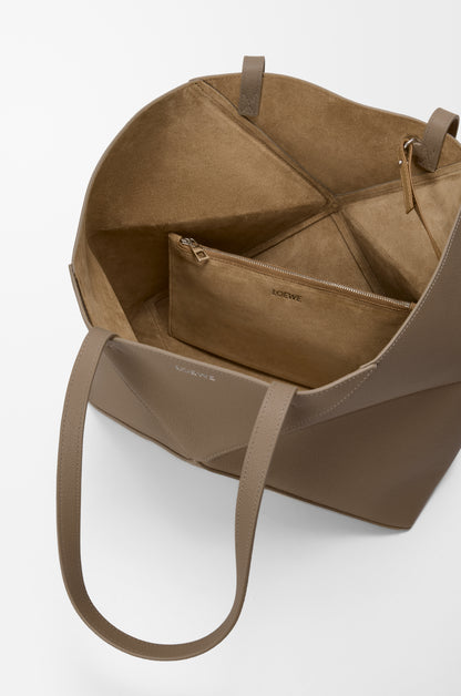 Loewe Medium horizontal Puzzle Fold tote in soft grained calfskin