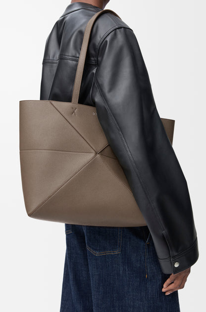 Loewe Medium horizontal Puzzle Fold tote in soft grained calfskin